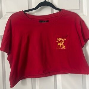 Sally’s Succulents! cropped tee